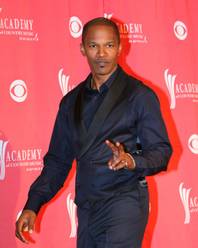 Jamie Foxx at the Academy of Country Music Awards at MGM Grand Garden Arena in Las Vegas on April 5, 2009.