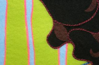 This is a detail of a work by James Gobel on display at Naomi Arin Contemporary Art Wednesday, April 8, 2009.  