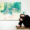 Photo: Artist Elizabeth Blau, a Las Vegas native, works i