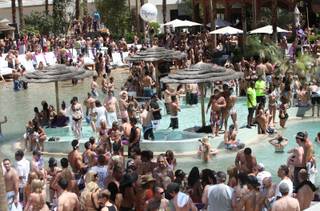The Rehab pool at the Hard Rock Hotel and Casino in Las Vegas opened up for the summer season Sunday with a special appearance from Snoop Dogg.
