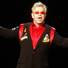 Elton John sings during his final performance of "The Red Piano" at The Colosseum at Caesars Palace Wednesday, April 22, 2009. 