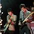 Ryan Ross and Brendon Urie work their instruments in front of the hometown crowd.