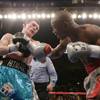Photo: Ricky Hatton of England, left, battles it out with Photo: Ricky Hatton of England, left, battles it out with