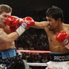 Manny Pacquiao, right, punches at Ricky Hatton during their junior welterweight fight at the MGM Grand Garden Arena in Las Vegas, on May 2, 2009. Manny Pacquiao, right, punches at Ricky Hatton during their junior welterweight fight at the MGM Grand Garden Arena in Las Vegas, on May 2, 2009.