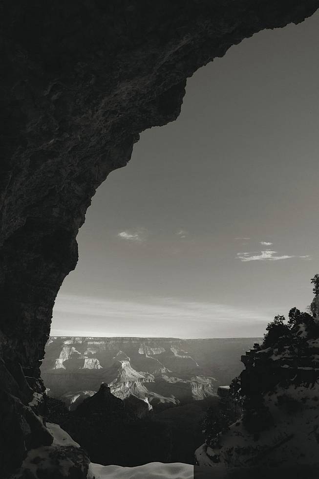 This view of the Grand Canyon by Geri Kodey is also included in the "Down the Colorado and Bypassed Byways" exhibit at UNLV. 

