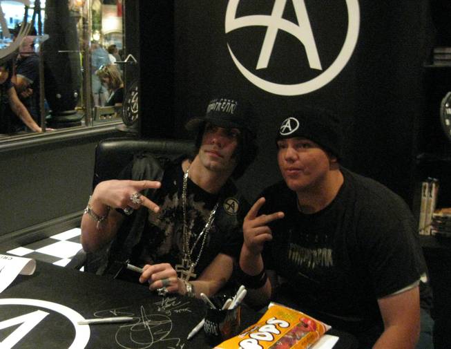 Criss Angel opened a new store Saturday, June 6, 2009, in Circus Circus in Las Vegas to sell his "Mindfreak" magical merchandise.