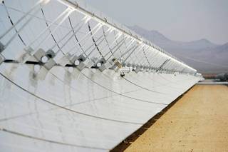 
Utility-scale solar, like this solar field that is part of the Nevada Solar One solar thermal power plant near Boulder City, got a big boost from Legislature.