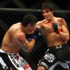 Diego Sanchez, right, fights Joe Stevenson of U.S. during a lightweight bout at the Ultimate Fighting Championship event at the O2 Arena in London on Feb. 21, 2009. Sanchez, beat Stevenson, and will face Clay Guida this Saturday in the main event of "The Ultimate Fighter" Finale at the Pearl at the Palms.