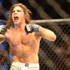 Clay Guida enters the octagon before the main event bout where he faced Diego Sanchez at The Ultimate Fighter on Saturday, June 20, 2009. Sanchez won by split decision.