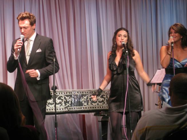 Erich Bergen with Ali Spuck and Keely Vasquez.