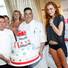 Lindsay Lohan is presented a cake for her 23rd birthday at MGM's Wet Republic. Lindsay Lohan is presented a cake for her 23rd birthday at MGM's Wet Republic.