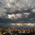 Threatening skies