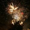 Photo: Fireworks explode over Veterans Memorial Park as p Photo: Fireworks explode over Veterans Memorial Park as p