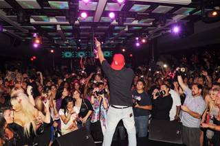  Nelly performs at Jet nightclub at the Mirage Hotel and Casino Resort on July 6, 2009, in Las Vegas.  
