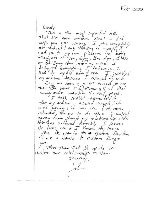 Ensign letter