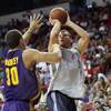 Photo: A look at Blake Griffin's first action during the Photo: A look at Blake Griffin's first action during the