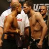 Photo: The Ultimate Fighting Championship weigh in at the Photo: The Ultimate Fighting Championship weigh in at the