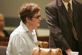 Former Clark County Recorder Frances Deane enters a guilty plea as part of a plea bargain in District Court Friday, Aug. 14.