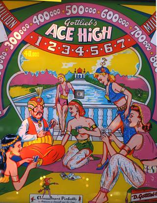 Graphics from games at the Pinball Hall of Fame at 3330 E. Tropicana Ave. in Las Vegas are seen on Wednesday, Aug. 19, 2009. 