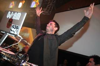 DJ AM performs at Rain Nightclub at the Palms. 