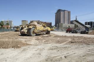 Construction gets under way Monday on the site of the new $17-million Bonneville Transit Center located at South Casino Center Boulevard and Bonneville Avenue.