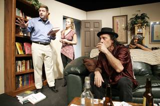From left, actors Thom Chrastka as 