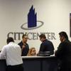Job applicants check in at the CityCenter Career Center on Industrial Road Monday, Sept. 21, 2009. Job applicants check in at the CityCenter Career Center on Industrial Road Monday, Sept. 21, 2009.