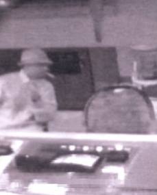 Metro Police released surveillance video images of a man wanted in connection with a business robbery earlier this month.