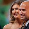 Steffi Graf and Andre Agassi arrive at the 14th annual Andre Agassi Foundation for Education's Grand Slam for Children benefit at Wynn Las Vegas. Steffi Graf and Andre Agassi arrive at the 14th annual Andre Agassi Foundation for Education's Grand Slam for Children benefit at Wynn Las Vegas.