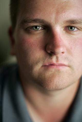 Chris Stones at his father's home in Las Vegas Wednesday, October 8, 2008. Stones has suffered from epilepsy since he was a six-month-old baby.