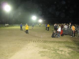 Many fans await cabs, but there are scant few cabs.