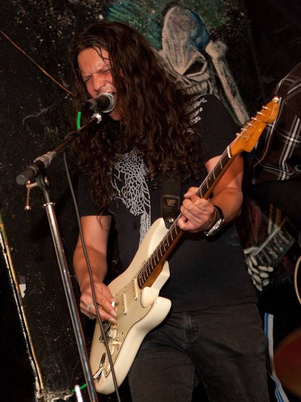 Elvis Lederer, of Uberschall, performs at the Double Down Saloon, October 25, 2009.