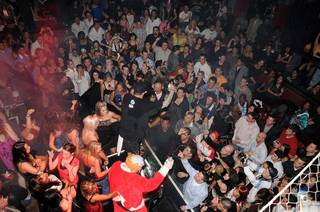 Vanilla Ice celebrates his 42nd birthday at Studio 54 in MGM Grand on Oct. 30, 2009.