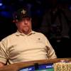 Darvin Moon thinks about his next move during the final round of the 2009 World Series of Poker early Tuesday at the Rio.  Moon lost to 21-year-old Joe Cada for the $8.5 million prize.
