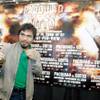 Manny Pacquiao strikes a pose Tuesday at the MGM Grand, where he'll face Miguel Cotto on Saturday.
Manny Pacquiao strikes a pose Tuesday at the MGM Grand, where he'll face Miguel Cotto on Saturday.