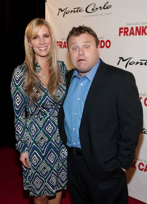 Alicia Jacobs and Frank Caliendo at Frank's grand opening at ...