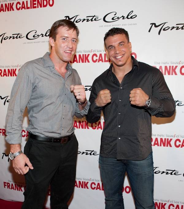UFC fighters Stephan Bonnar and Frank Mir at Frank Caliendo's grand opening at the Monte Carlo on Nov. 13, 2009.