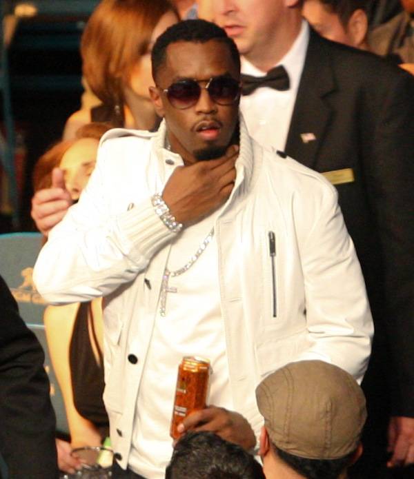 Sean "P. Diddy" Combs at the Manny Pacquiao and Miguel Cotto fight at MGM Grand Garden Arena on Nov. 14, 2009.