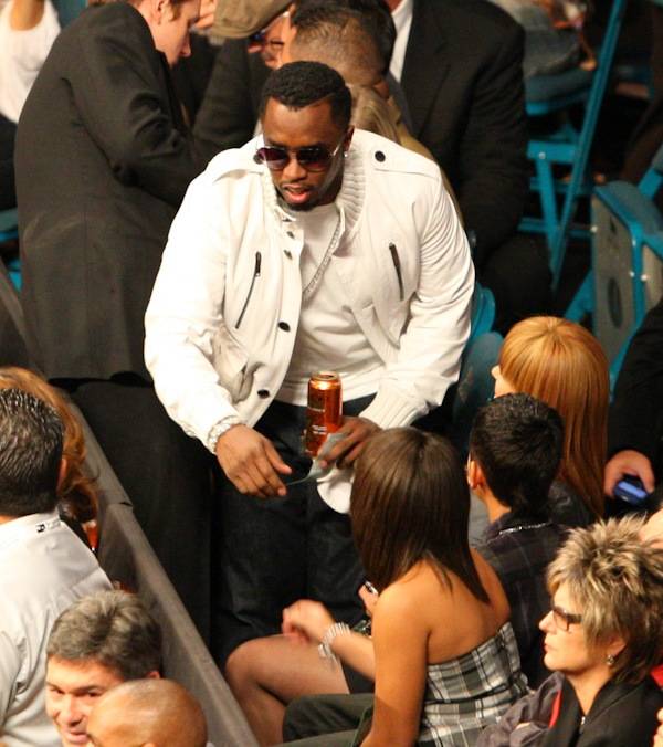 Sean "P. Diddy" Combs at the Manny Pacquiao and Miguel Cotto fight at MGM Grand Garden Arena on Nov. 14, 2009.