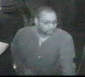 Bar robbery suspect.