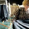 Designer Jhane Barnes looks at a CityCenter uniform. Barnes' menswear has been sold in Saks Fifth Avenue and Neiman Marcus.
Designer Jhane Barnes looks at a CityCenter uniform. Barnes' menswear has been sold in Saks Fifth Avenue and Neiman Marcus.