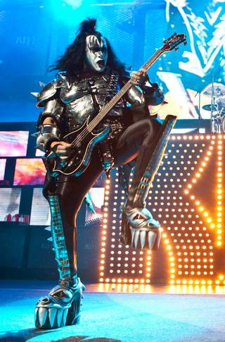 KISS performs at The Pearl Concert venue at The Palms Resort  in Las Vegas, Nevada on November 28, 2009.  Erik Kabik/ erikkabik.com