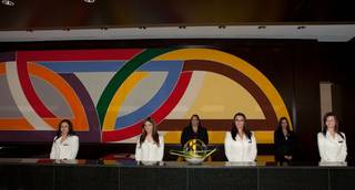 The Vdara Hotel and Spa grand opening press conference and ribbon cutting at CityCenter on Dec. 1, 2009.