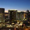 Photo: CityCenter, with the illuminated Crystals, at nigh Photo: CityCenter, with the illuminated Crystals, at nigh