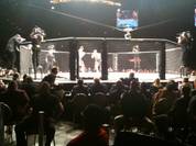 View from my seat at UFC 106!!