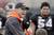 Oregon State head coach Mike Riley speaks to the team at the end of practice at UNLV Sunday, December 20, 2009. The Beavers take on BYU Cougars in the Vegas Bowl at Sam Boyd Stadium Tuesday.