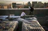 Fireworks Setup at Treasure Island