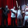 The Black Eyed Peas perform at LAX in the Luxor on New Year's Eve 2009.
