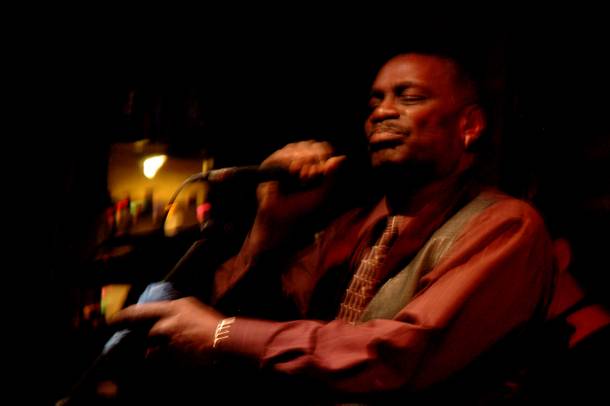 Lipz, lead singer and harmonica player of Lipz and the Bunkhouse Band, performs December 29 at the Bunkhouse.