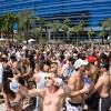 Photo: Crowds pack the Hard Rock Hotel's Rehab pool party Photo: Crowds pack the Hard Rock Hotel's Rehab pool party
